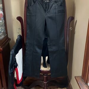 Harley-Davidson Black Leather Riding Pants